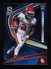 2020 Panini Chronicles Draft Picks Spectra Blue Prizm CeeDee Lamb #5 0d44