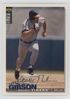1995 Upper Deck Collector's Choice Silver Foil Signature Kirk Gibson #472 0nr3