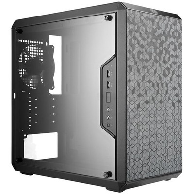 Compact Micro-ATX PC Case with Magnetic Filters