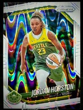 2025 Panini WNBA Prizm - Jordan Horston #37 - White Seismic Prizm