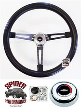 1955-1956 Chevrolet Steering Wheel Classic Bowtie 15 Muscle Car Chrome