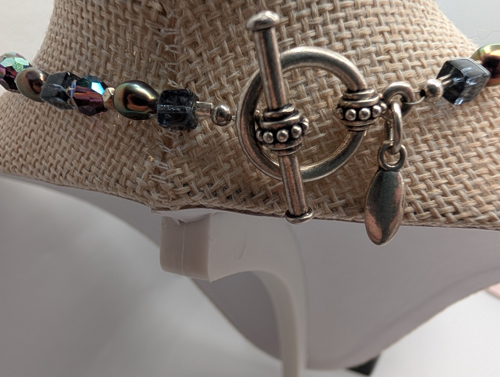 Chunky Multi-Strand Statement 2 Necklaces Pink Ma… - image 4