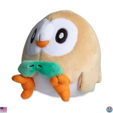 Adorable Pokémon Center Rowlet Sitting Cuties Plush Toy - Perfect Collectible!