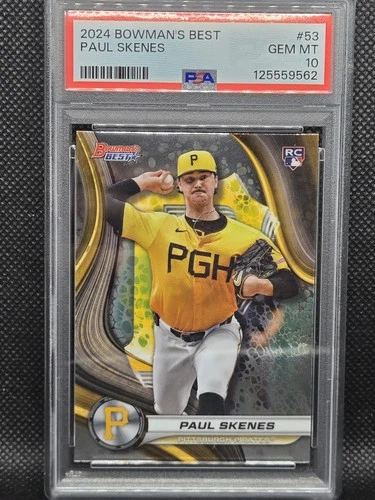 2024 Bowman's Best - Paul Skenes #53 (RC) PSA 10