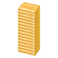 Satin Chair Sashes Bows, 50PCS Chair Ribbon Ties Back Sash, 7 x 108 inch, Gold