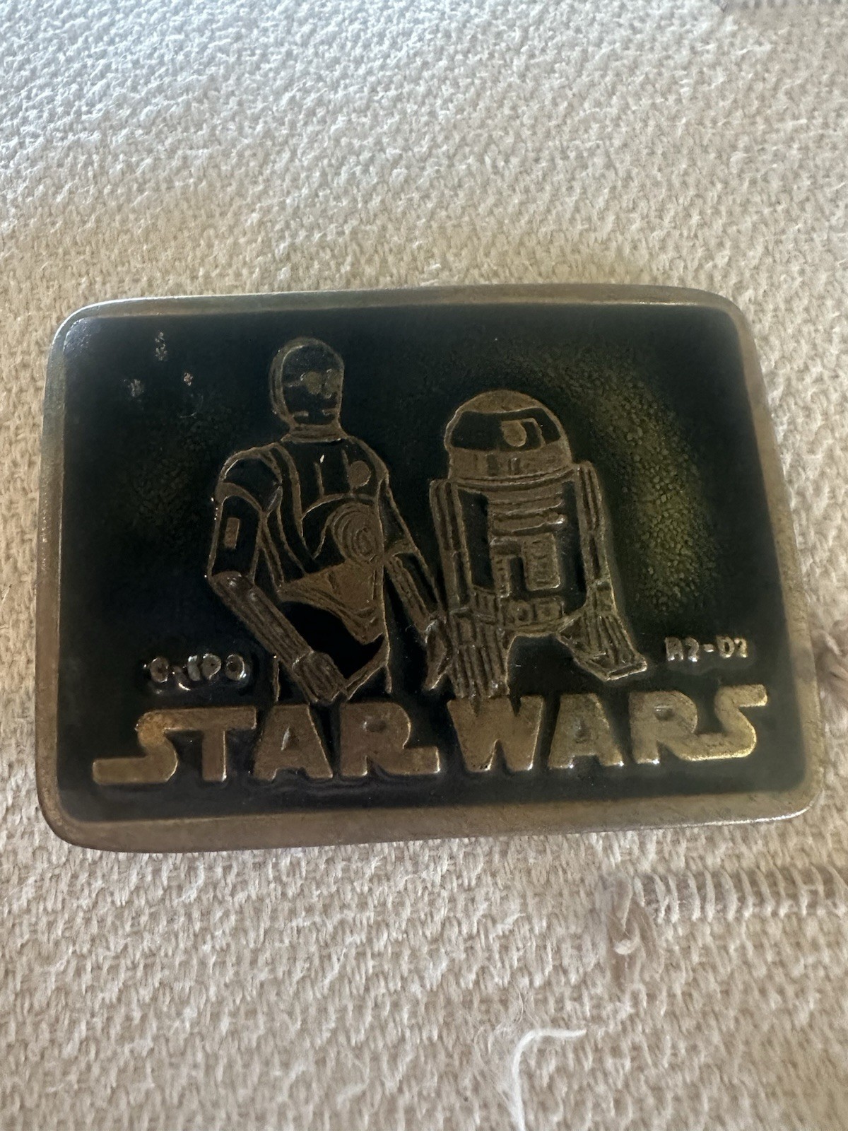 Star Wars C-3PO & R2-D2 Design Black Belt Buckle Sci-Fi & Horror Genre