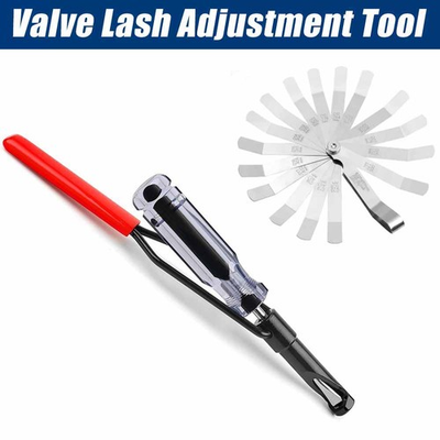 #ad #ad Valve Lash Adjustment Tool with Angled Feeler Gauge For Honda For Toyota #K $17.32