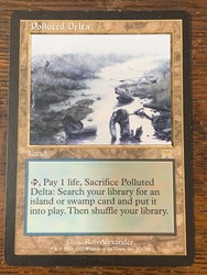 Polluted Delta (321/350) - Onslaught - Rare Land - MTG