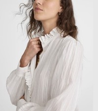 MADEWELL SIZE S Ruffled Button-Up Top 108 NW715