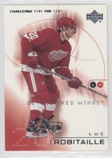 2001-02 Upper Deck Challenge for the Cup Luc Robitaille #31 HOF t2c