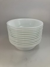 Corelle Winter Frost White Cereal Bowls 6 1/4" Vitrelle, Unused Set of 12 