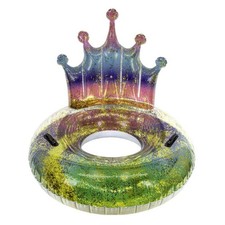 POOLMASTER 87171 Tube Float 43" Vinyl Glitter Tiara 11" Inner Diameter