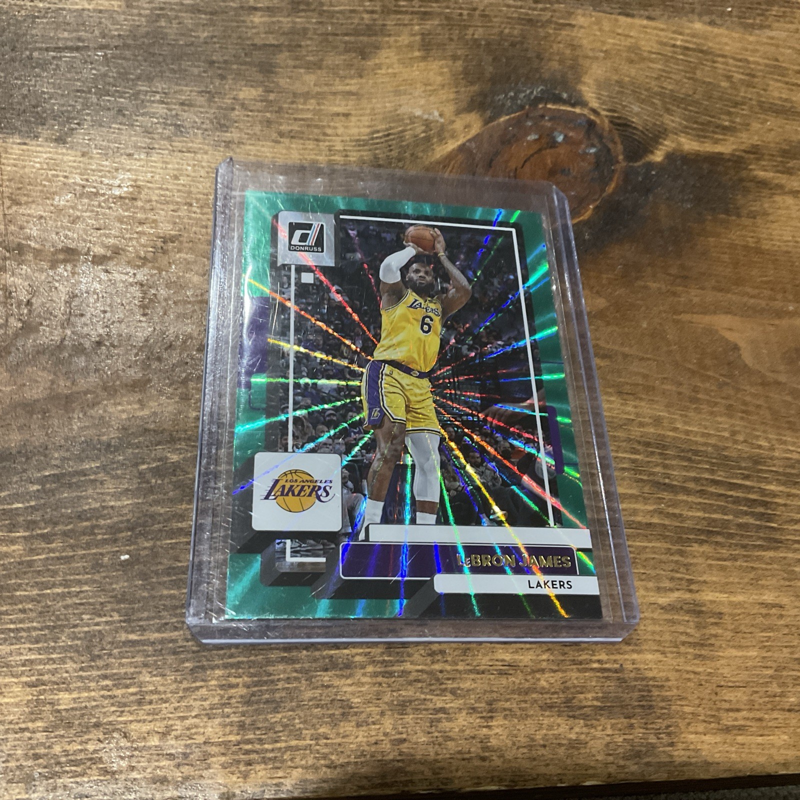 2022-23 Panini Donruss - LeBron James #128 Holo Green Laser