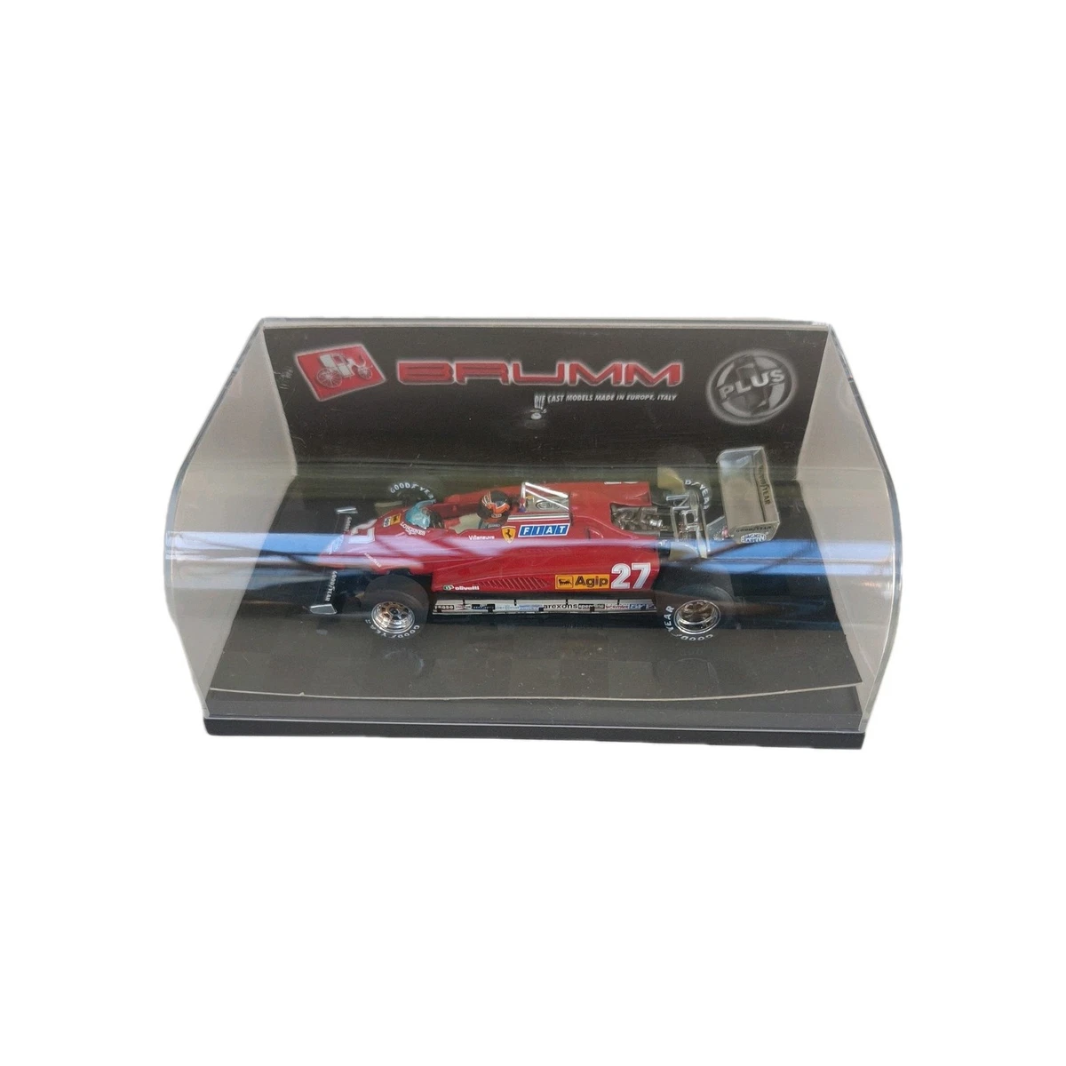 Brumm Ferrari 126 C2 Turbo N°27 – Patrick Tambay, GP Italie 1982, échelle 1/43, R287-CH