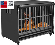 48 Inch Heavy Duty Dog Crate Covers Durable 600D Polyester Insulated Dog Kennel