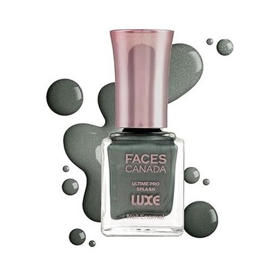 FACES CANADA Ultime Pro Splash Luxe Nail Enamel - Jade Mist (L37), 12ml | Glossy
