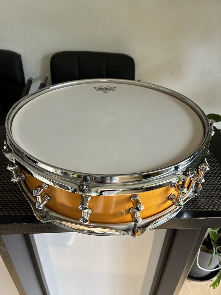Snare Drum 13 X 4 Keller Ahorn Kessel 8 ply Custom Snaredrum Top Zustand !!!! - Bild 4 von 4