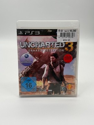 Uncharted 3 Drakes Deception Sony Playstation 3 guter Zustand CIB OVP