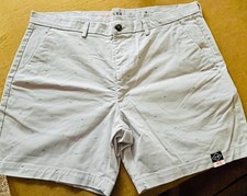 St John's Bay Shorts Mens 40 Light Gray Temp Flex Stretch Classic Fit NWT