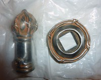 Anne At Home 1524-138 Mai Robe Coat Hook Pewter With Maple Wash Anne At Home 1524-138 Mai Robe Coat Hook Pewter With Maple Wash