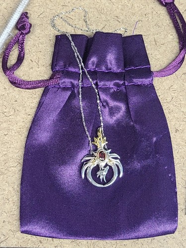 Phoenix Rising Sterling Silver 925 Red Crystal Pendant Necklace ...