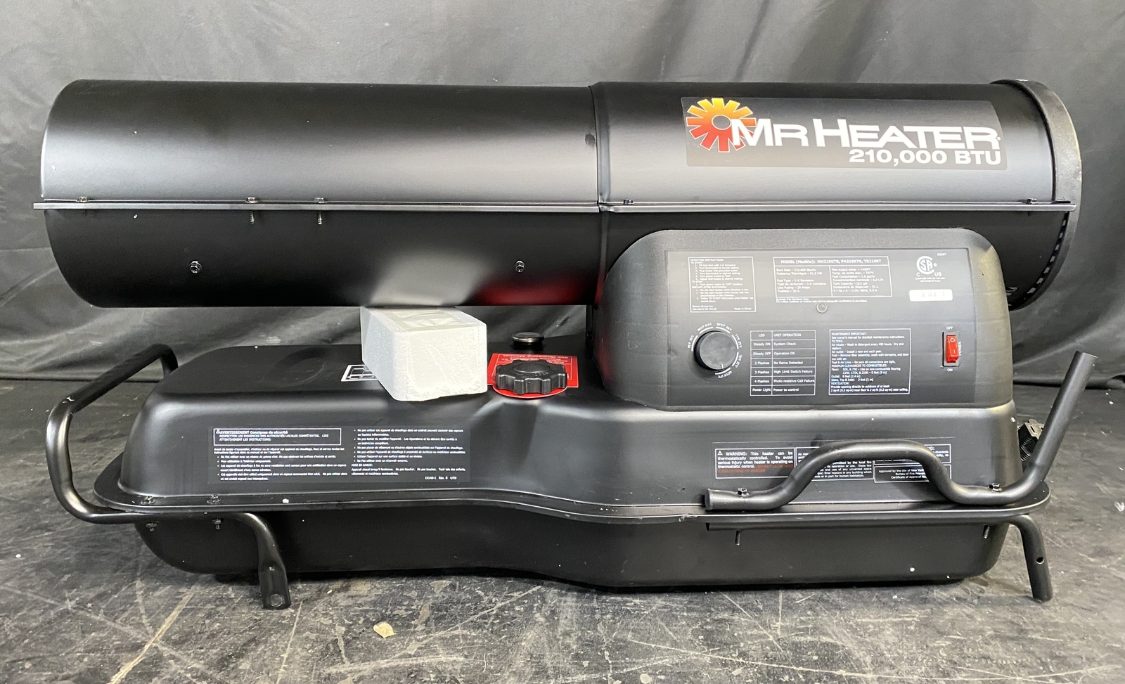 Mr Heater F270385 MH210KTR Contractor 210,000 BTU Forced Air Kerosene