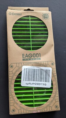 Enermax EAG001 Green 120mm PC Fan Air Guide - New Open Box
