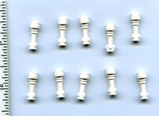 Star Wars LEGO x 10 White Minifig, Weapon Lightsaber Hilt Straight NEW