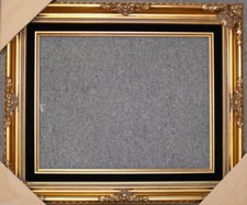 Gold Ornate Black Liner Wedding Studio Portrait Picture Frame B5GB