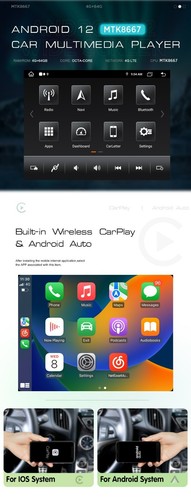 Estéreo GPS CarPlay 10,25"" para Lexus IS RC 200 250 300 350 200t 300h 2013-19 - Imagen 5 de 11