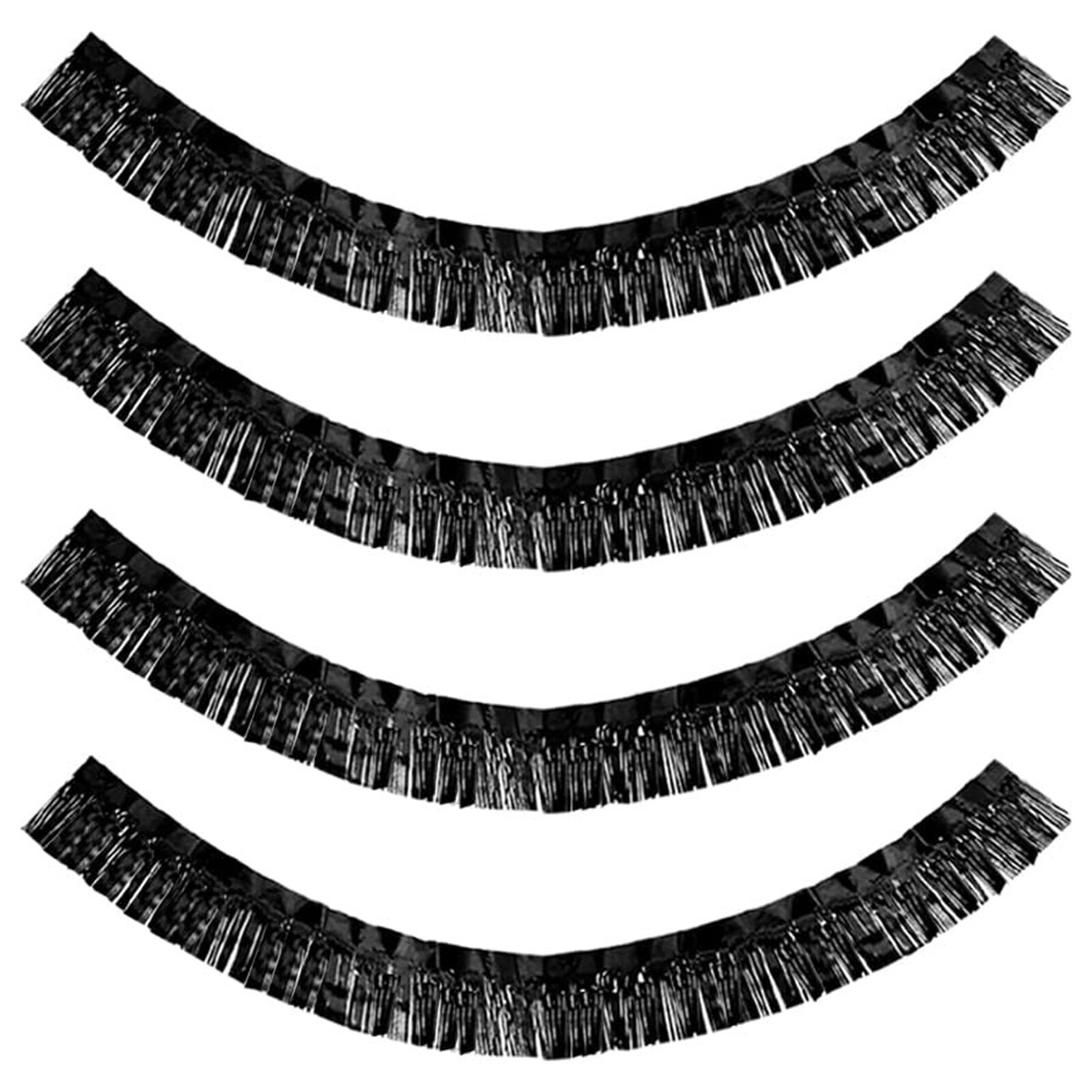 3mX33cm Metallic Tinsel Curtain Garland Banner Foil Backdrop Wedding