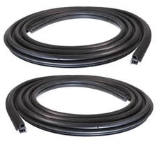 New Front Door Seals L&R / For 03-21 Chevy Express & GMC Savana Van Weatherstrip