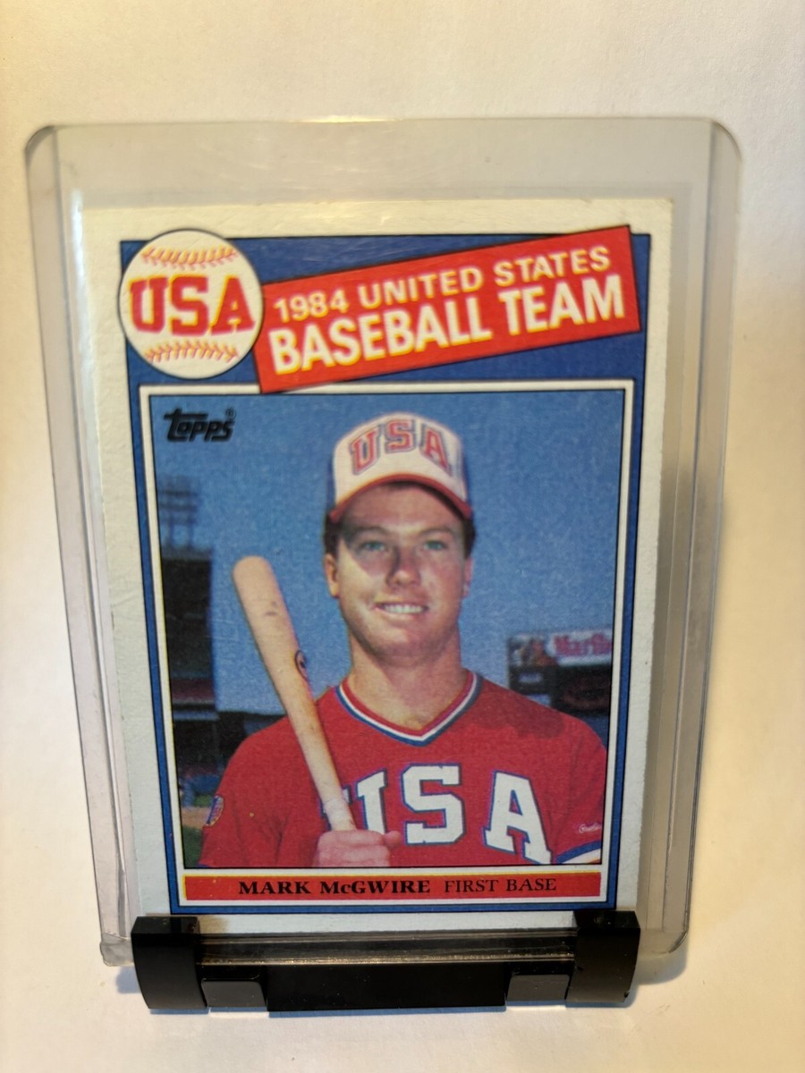 MARK MCGWIRE 1985 TOPPS 1984 UNITED STATES TEAM ROOKIE ERROR CARD
