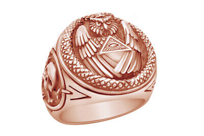 Masonic Silver 925 All Seeing Eye Snake Illuminati Owl Skull Masonic Silver 925 All Seeing Eye Snake Illuminati Owl Skull