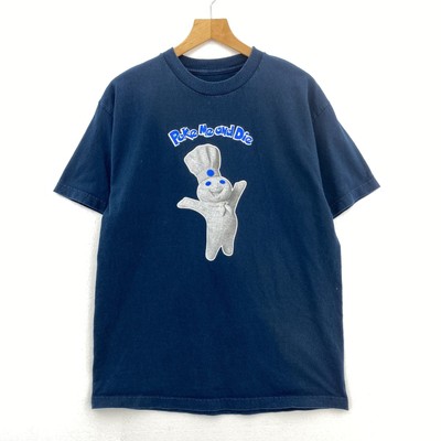 Poke Me \u0026 Die Vintage Blue T-shirt Size 