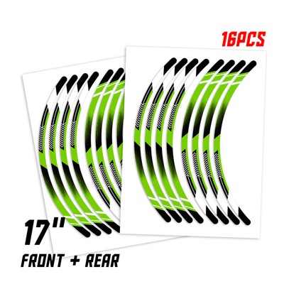 For Aprilia TUONO V4R 12 13 14 15 17 inch Wheel Sticker Blue ARROW