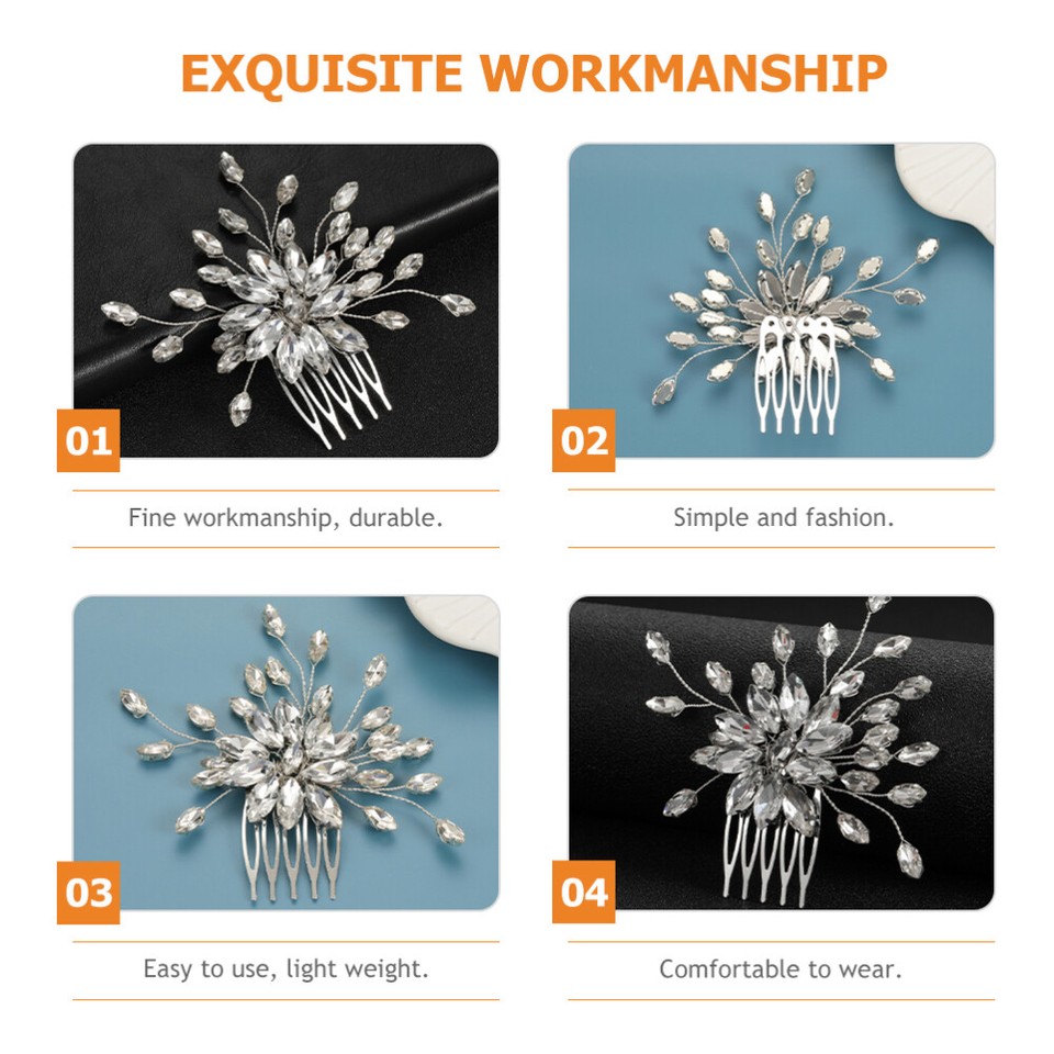 Wedding Hair Accessories for Bride Comb Bridal Adornment Clip eBay