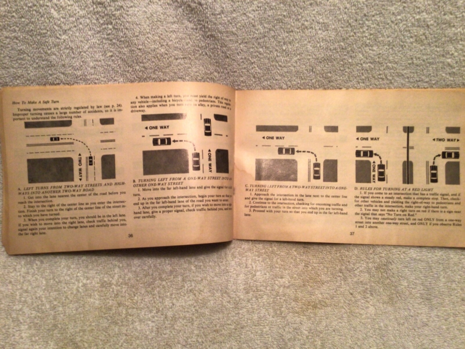 1978Indiana Driver’s Manual Bureau of Motor Vehicles BMV 69 Pages