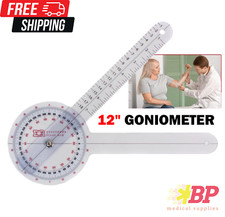 Ever Ready First Aid Plastic 12" Goniometer 360 Degree ISOM