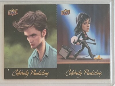 2010 Upper Deck Celebrity Predictors #CP15 & CP16 Rob Pattinson/Kristen Stewart