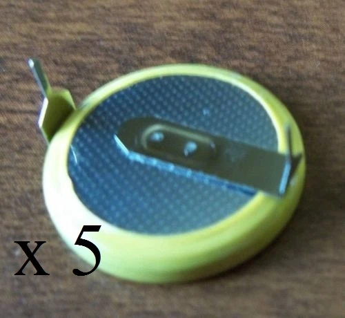 5 Batteries CR2032 - NES, Super Nintendo, N 64, Sega Megadrive / Genesis - Save