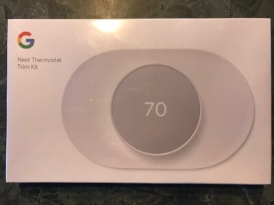 Google Nest Thermostat Trim Kit Model / GZZN7 - Snow - Free Shipping