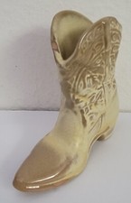 Vintage Frankoma Mini Cowboy Boot Vase 4.5
