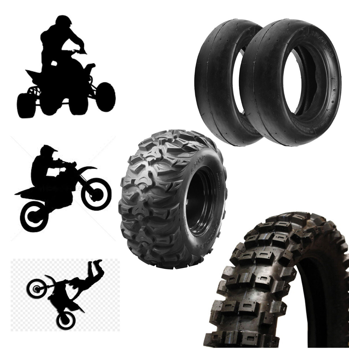 Pneumatico E Camera D’aria Per Moto Cross 3.00-12 – Gomma Rinforzata, Aderenza Off-road | Per Mini Dirt Bike E Pit Bike