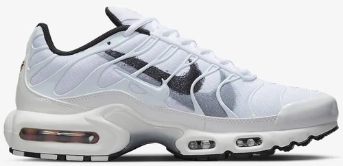 Nike Air Max Plus Spray Paint Swoosh - White Cool Grey