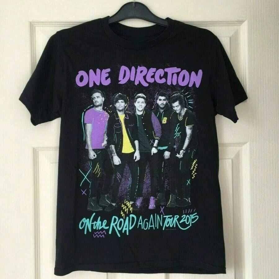 On The Road Again 2015 Tour ONE DIRECTION Shirt Black Unisex