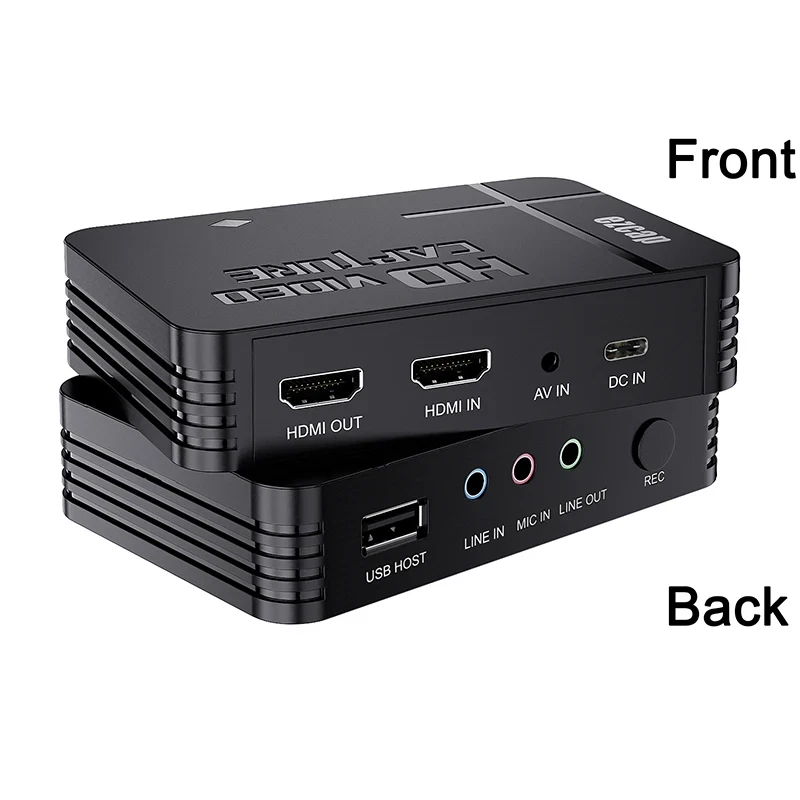 1080P HDMI To USB 2.0 Video Capture Card HD Game Screen Recorder Mic Line In Out - Image 2 of 4