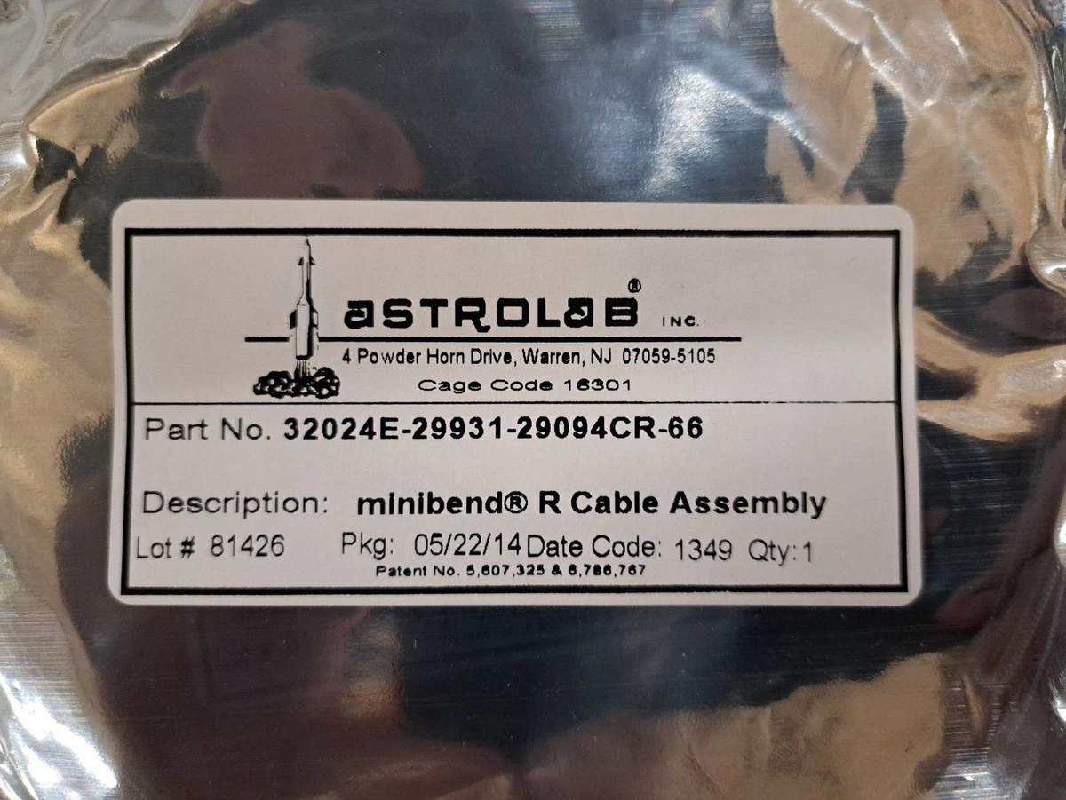 New, Huber & Suhner, 32024E-29931-29094CR-66, RF Cable Assembly | eBay