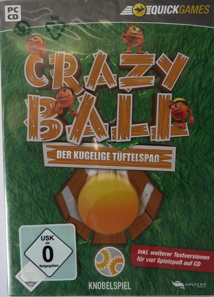Jeu PC INCRAZYBALL CRAZY BALL - Version Française - Neuf Sous Blister - Compatible Windows XP