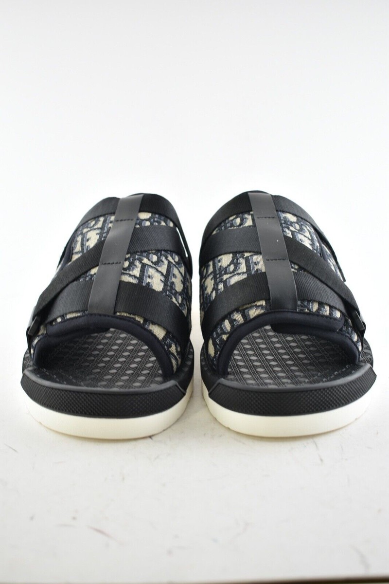 サンダル Dior Alpha Dior Oblique Jacquard Sandals Dior Mens Alpha Sandal Beige Black Blue Oblique Jacquard